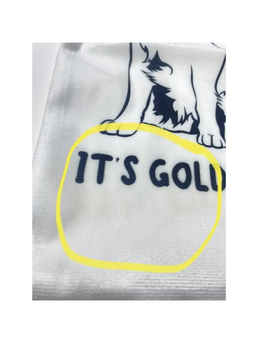 Dog Lover Decorative Pillow Case, Golden Retriever Quote “Not Dog Hair” Glitter